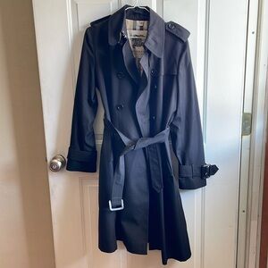 Burberry Black Manston Trench Coat